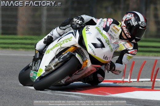 2009-09-26 Imola 1534 Variante alta - Superbike - Qualifyng Practice - Carlos Checa - Honda CBR1000RR